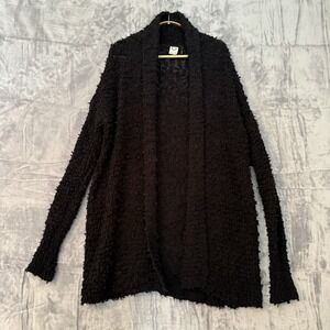 Anthropologie Akemi + Kin Cardigan Sweater Black Boho Size XS Lounge Casual